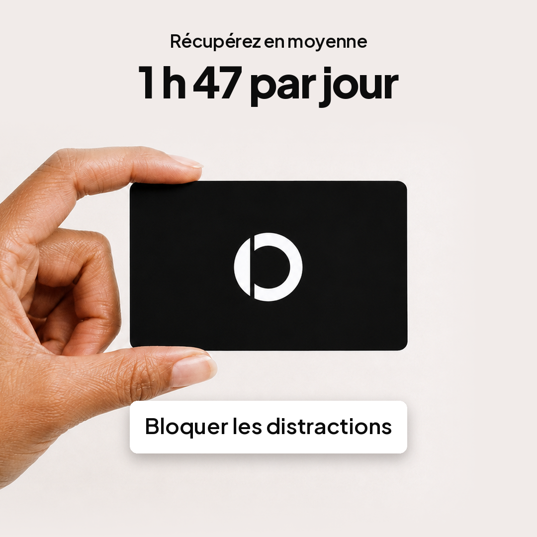 Carte OHFF — bloquez vos apps en 1 tap